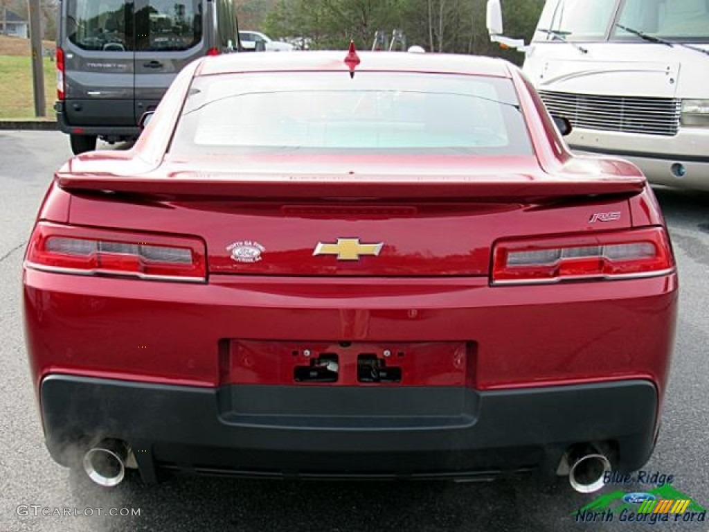 2014 Camaro LT Coupe - Crystal Red Tintcoat / Beige photo #4