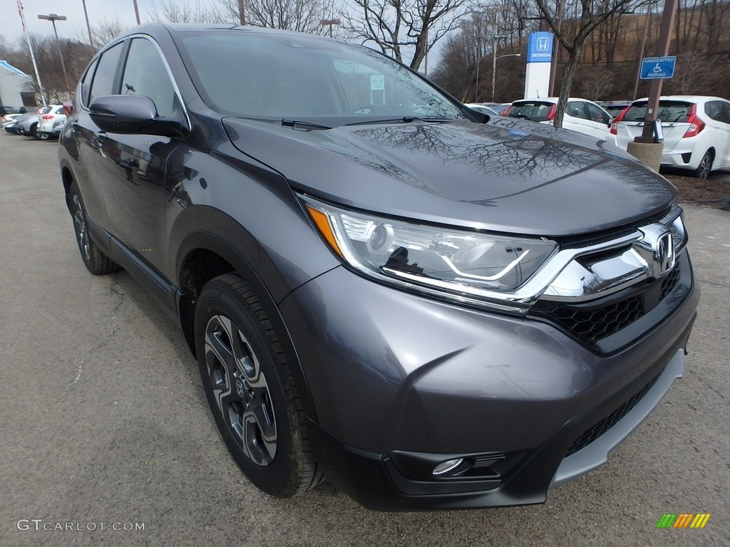 Modern Steel Metallic 2017 Honda CR-V EX AWD Exterior Photo #118839793
