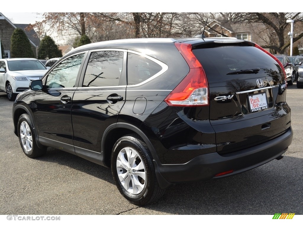 2014 CR-V EX-L AWD - Crystal Black Pearl / Black photo #5