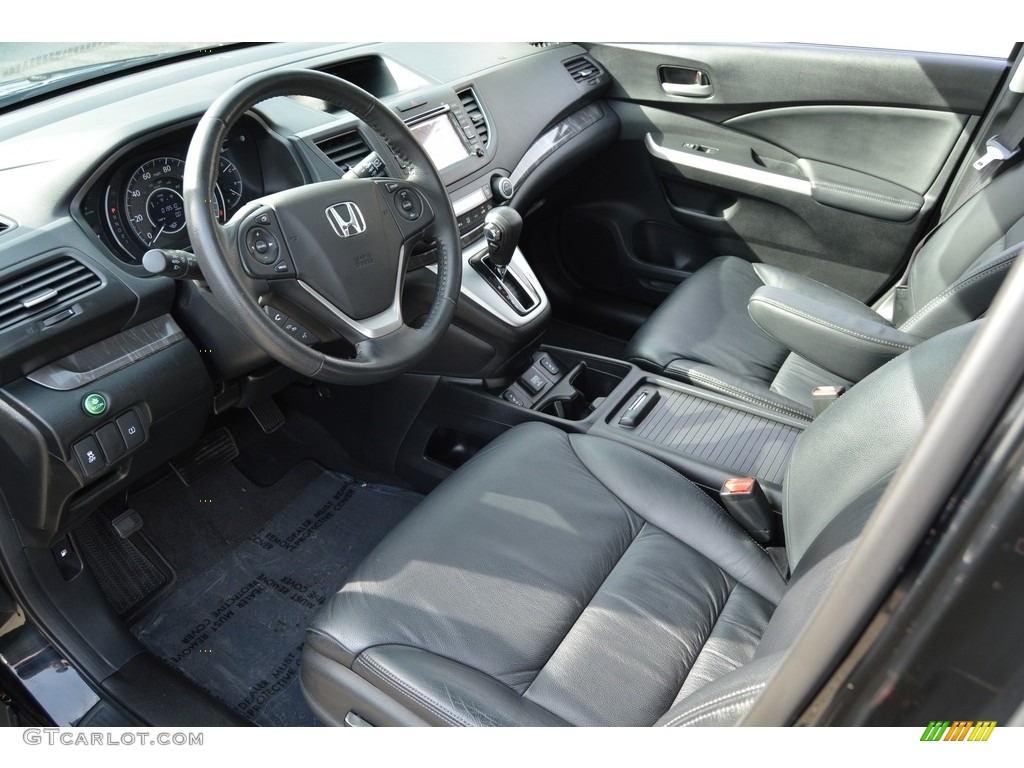 2014 CR-V EX-L AWD - Crystal Black Pearl / Black photo #11