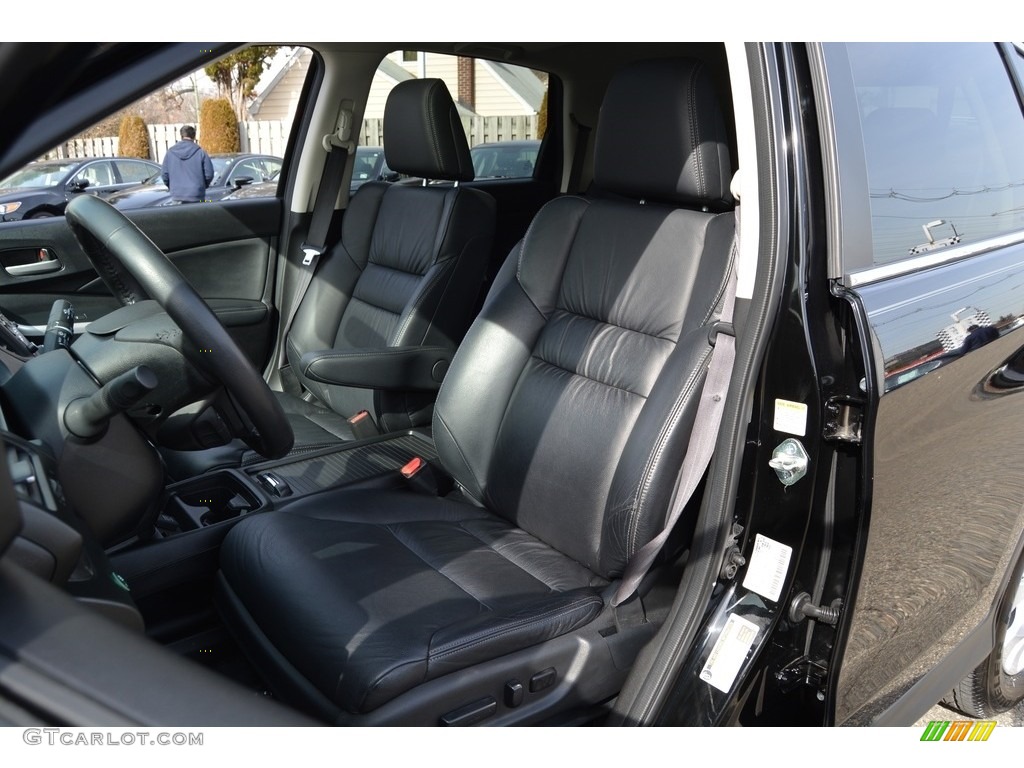 2014 CR-V EX-L AWD - Crystal Black Pearl / Black photo #13
