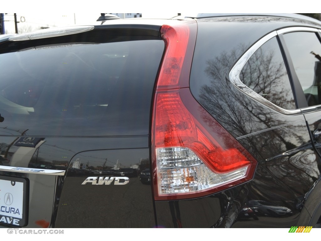 2014 CR-V EX-L AWD - Crystal Black Pearl / Black photo #24