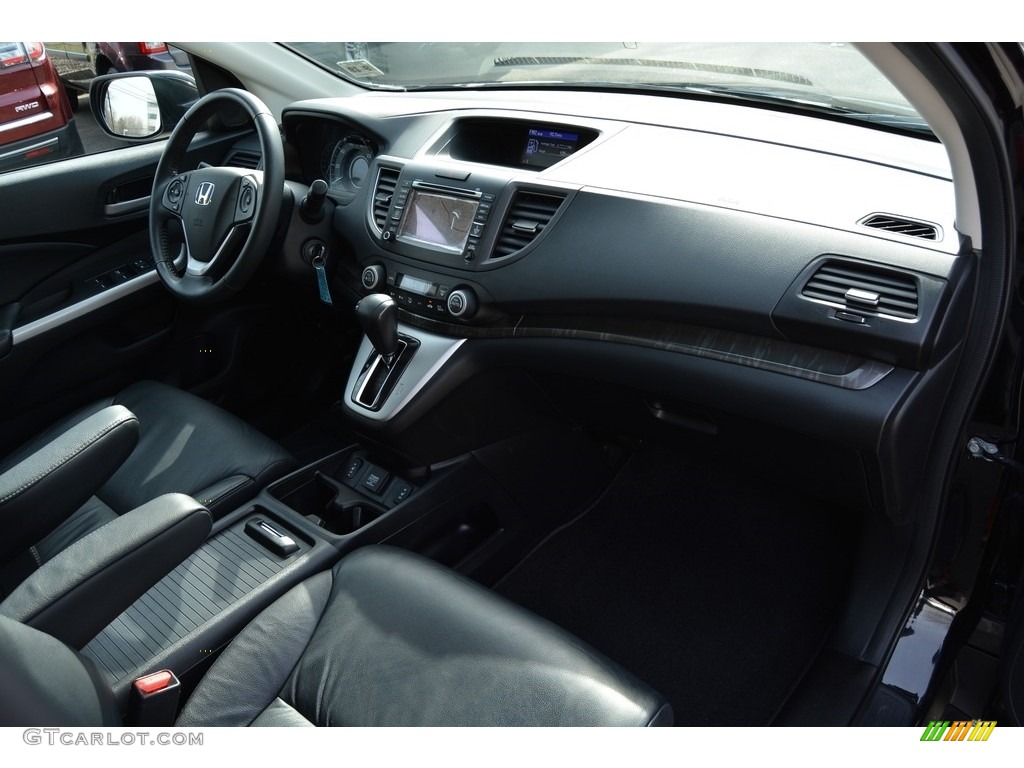 2014 CR-V EX-L AWD - Crystal Black Pearl / Black photo #28