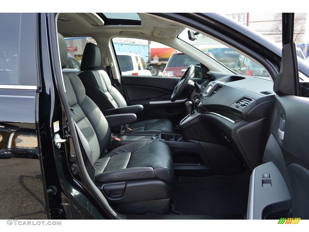 2014 CR-V EX-L AWD - Crystal Black Pearl / Black photo #29