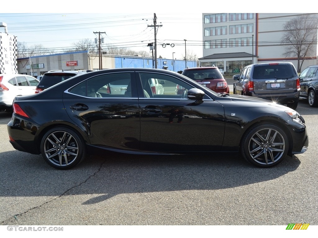 2014 IS 250 AWD - Obsidian Black / Black photo #2