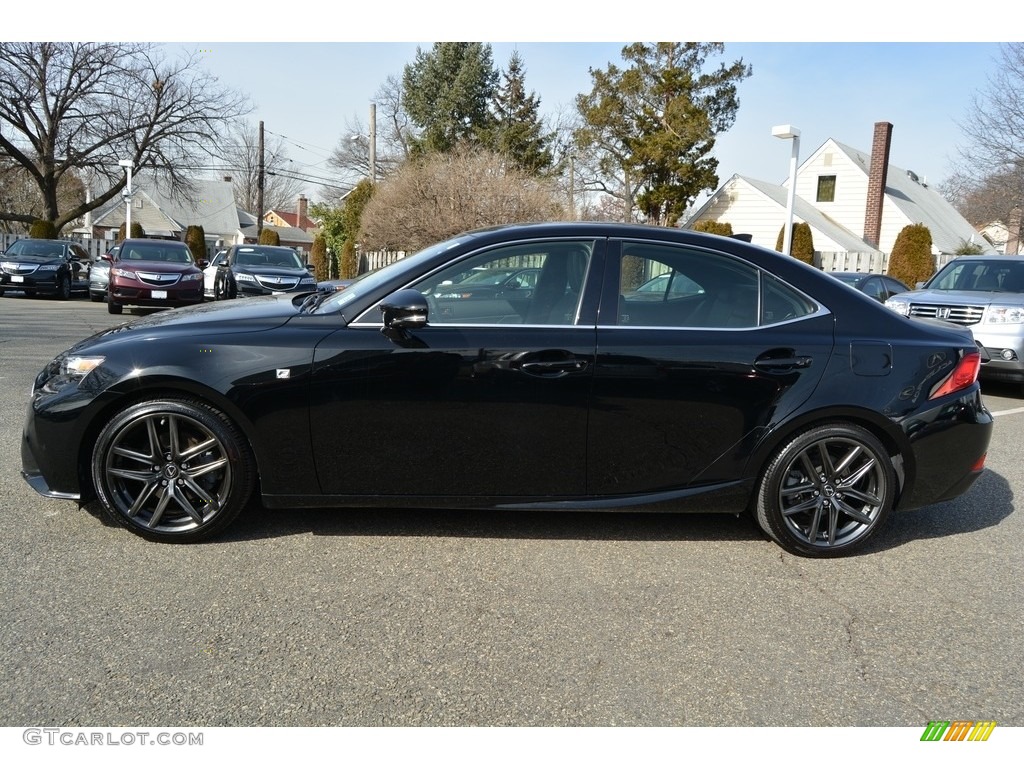 2014 IS 250 AWD - Obsidian Black / Black photo #6