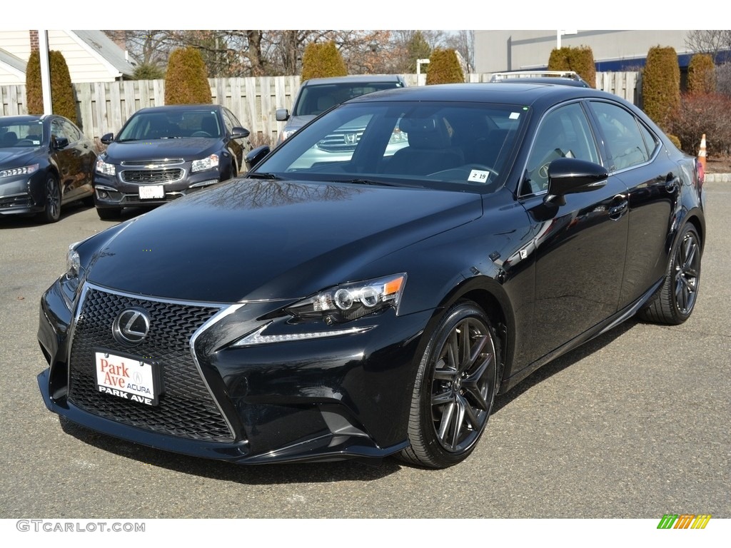 2014 IS 250 AWD - Obsidian Black / Black photo #7