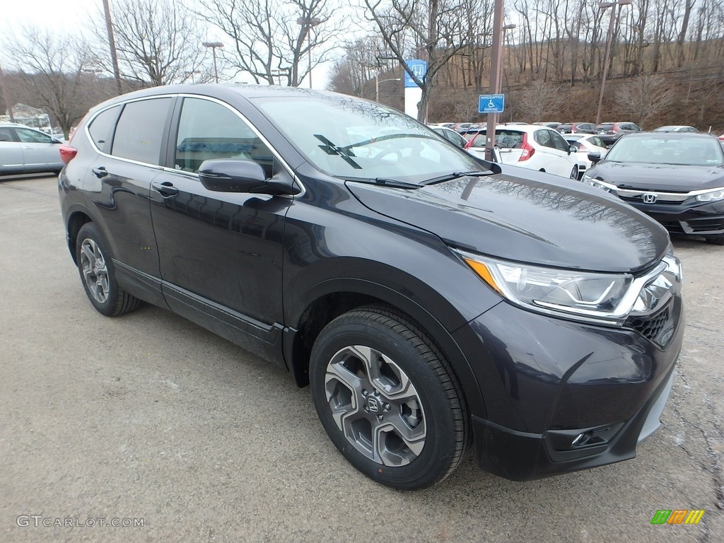 2017 CR-V EX-L AWD - Gunmetal Metallic / Gray photo #5