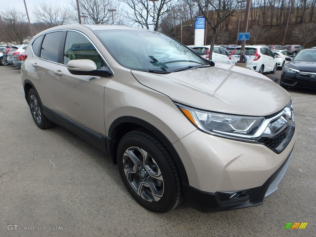Sandstorm Metallic 2017 Honda CR-V EX AWD Exterior Photo #118841731
