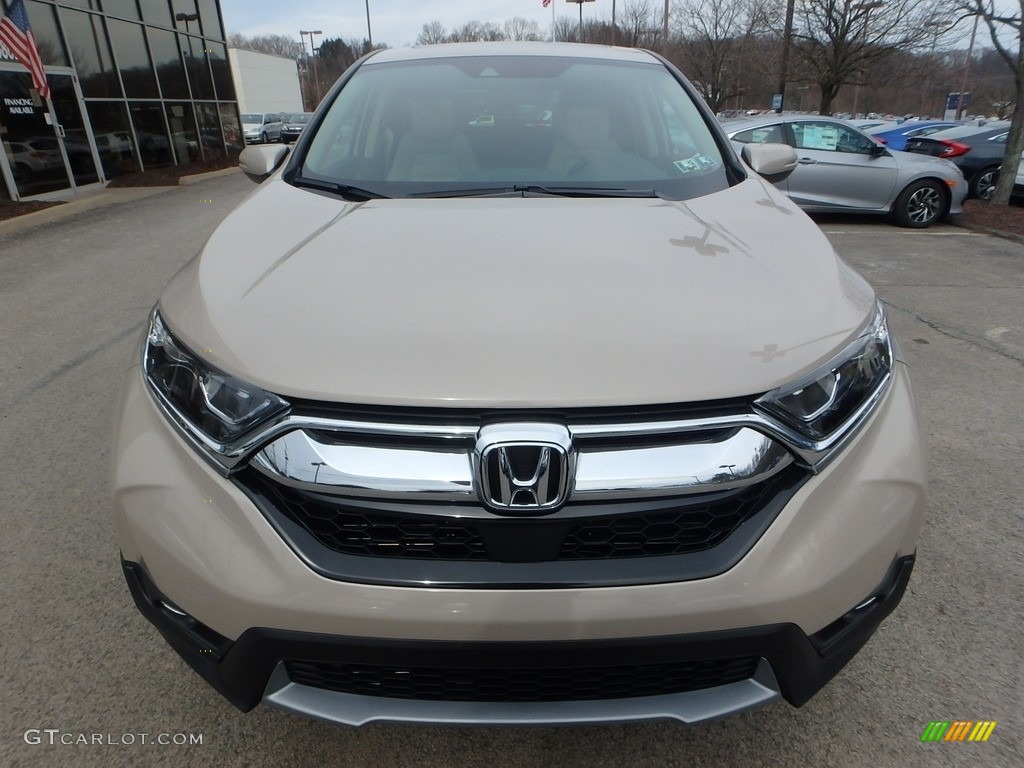 2017 CR-V EX AWD - Sandstorm Metallic / Ivory photo #6