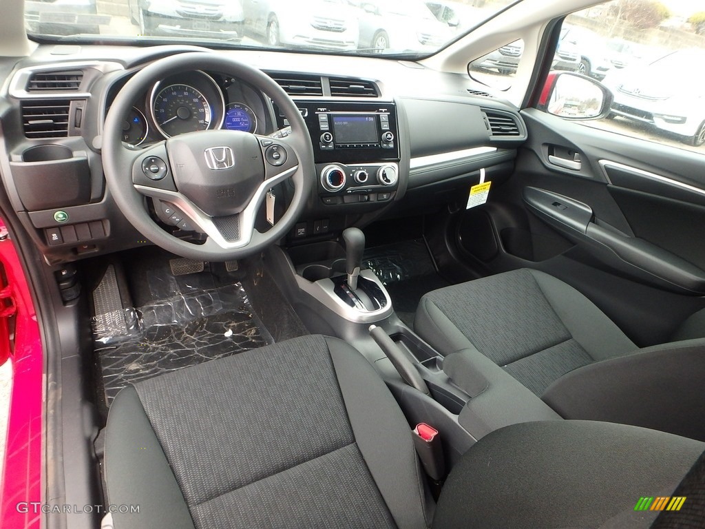 Black Interior 2017 Honda Fit LX Photo #118842160