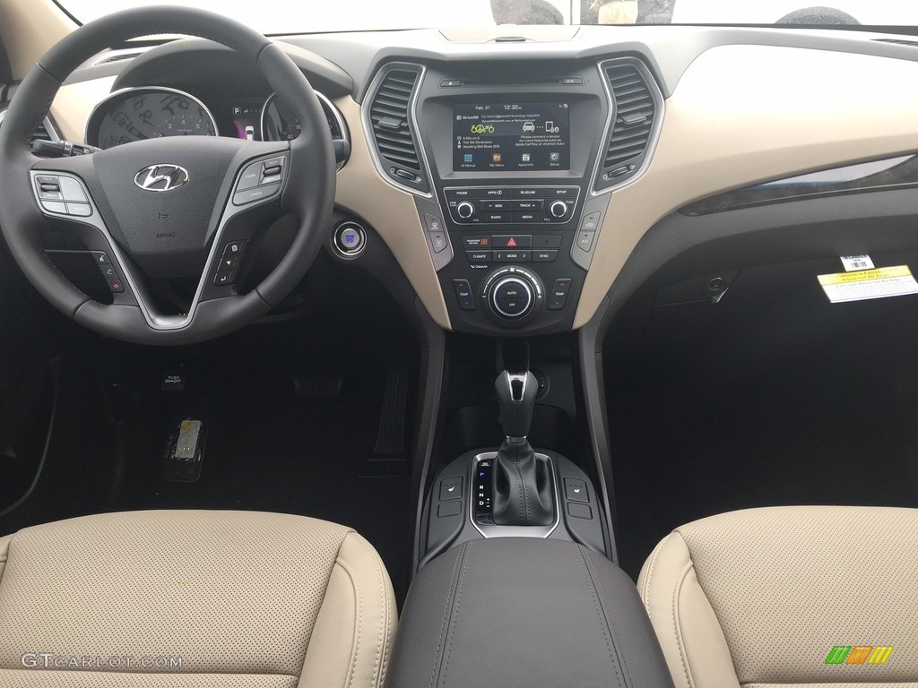 Beige Interior 2017 Hyundai Santa Fe Sport 2.0T AWD Photo #118842796