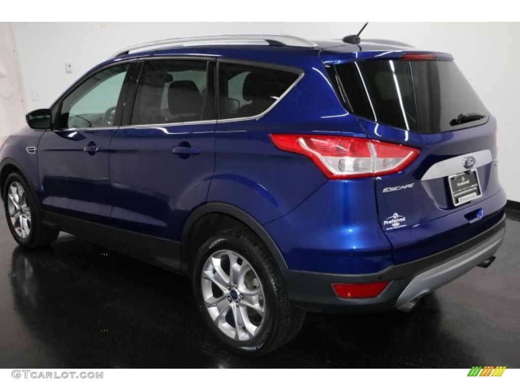 2014 Escape Titanium 1.6L EcoBoost 4WD - Deep Impact Blue / Charcoal Black photo #31