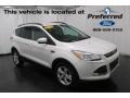 2015 White Platinum Metallic Tri-Coat Ford Escape SE  photo #1