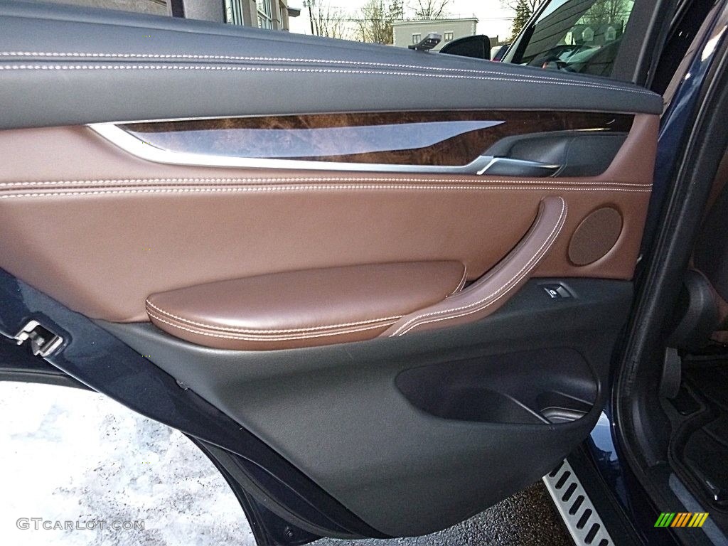 2014 BMW X5 xDrive35i Mocha Door Panel Photo #118844548