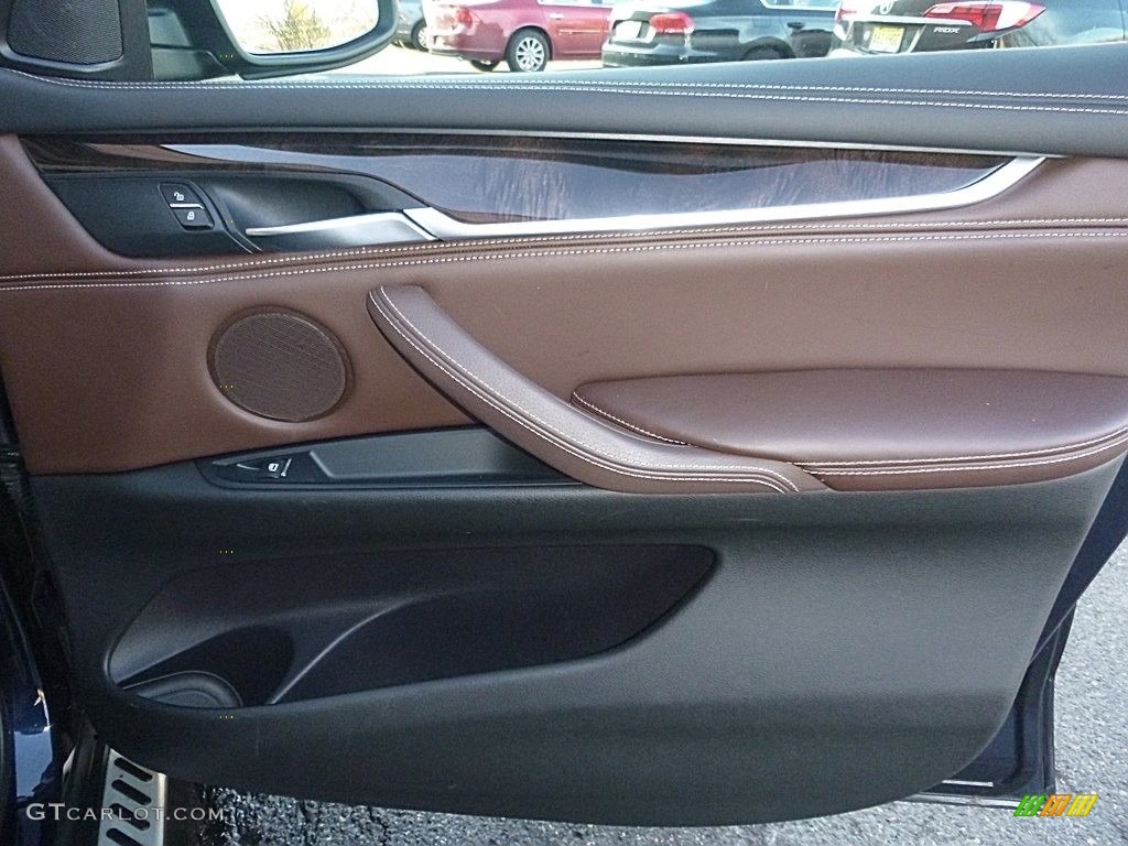 2014 BMW X5 xDrive35i Mocha Door Panel Photo #118844668