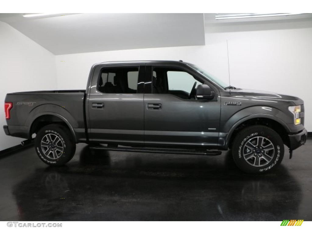 2017 F150 XLT SuperCrew 4x4 - Magnetic / Black photo #1