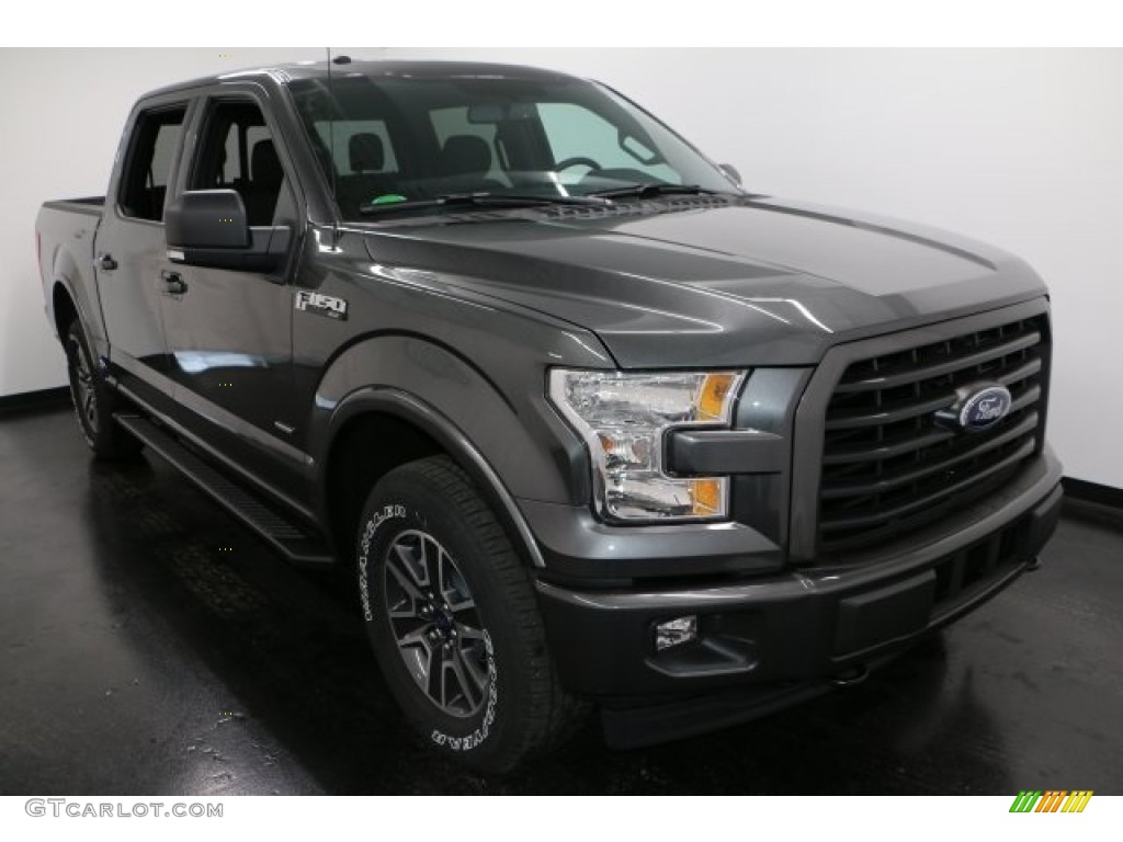 2017 F150 XLT SuperCrew 4x4 - Magnetic / Black photo #6