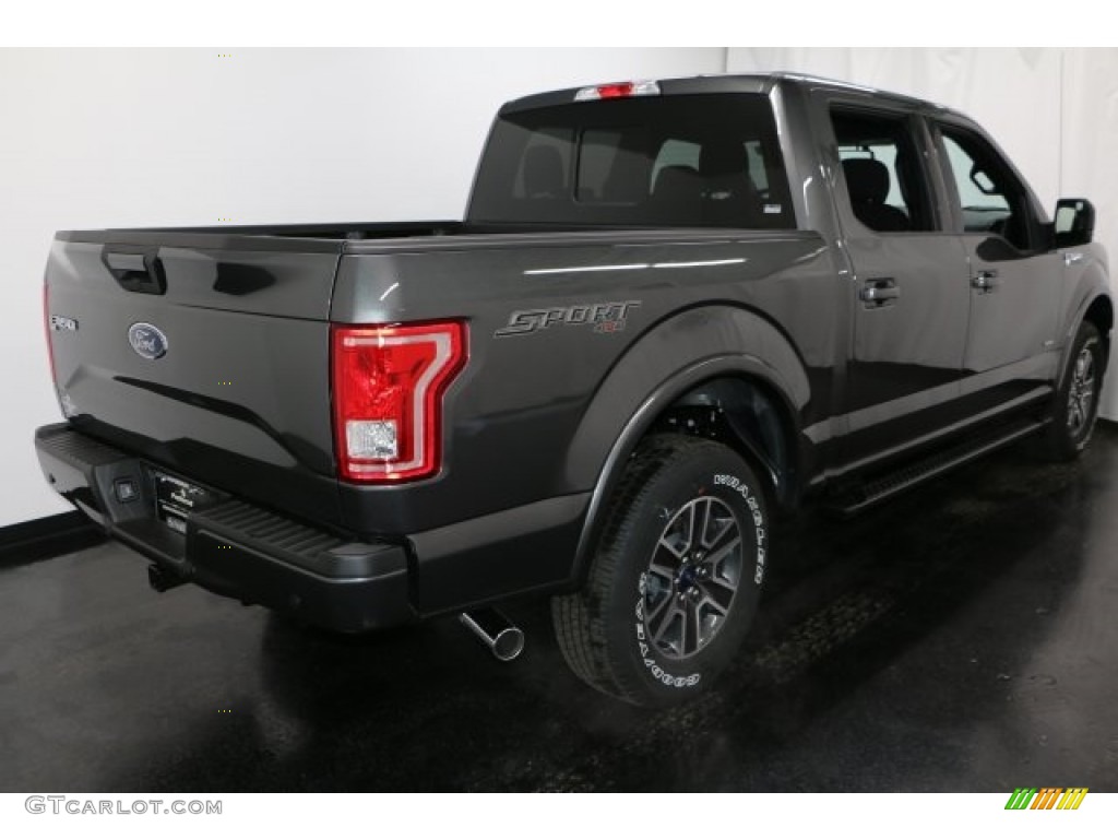 2017 F150 XLT SuperCrew 4x4 - Magnetic / Black photo #7