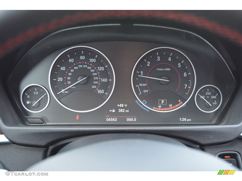 2017 BMW 4 Series 430i xDrive Gran Coupe Gauges Photo #118845343
