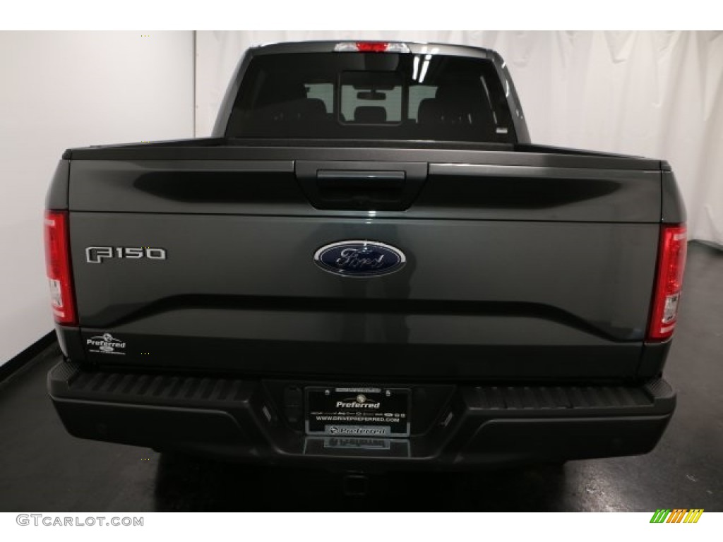 2017 F150 XLT SuperCrew 4x4 - Magnetic / Black photo #8