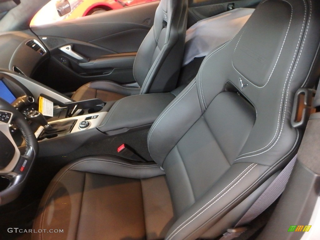 Jet Black Interior 2017 Chevrolet Corvette Z06 Coupe Photo #118845946