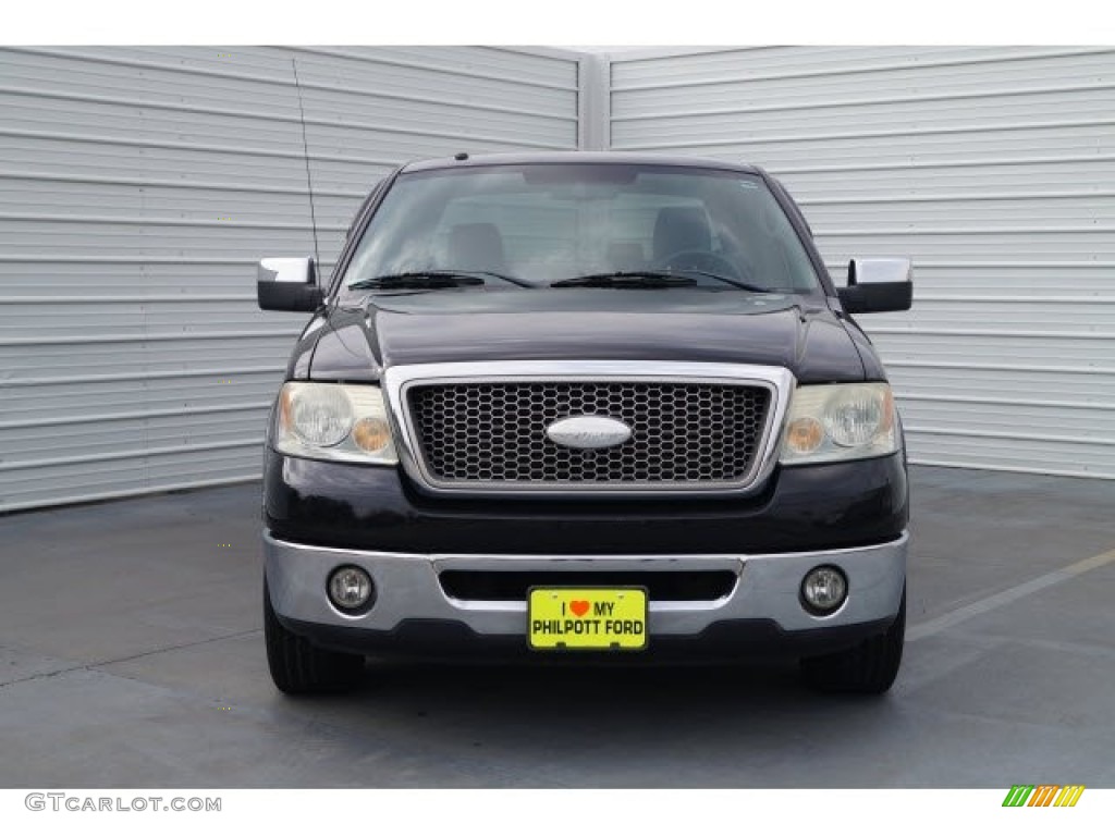 2006 F150 Lariat SuperCab - Black / Black photo #2