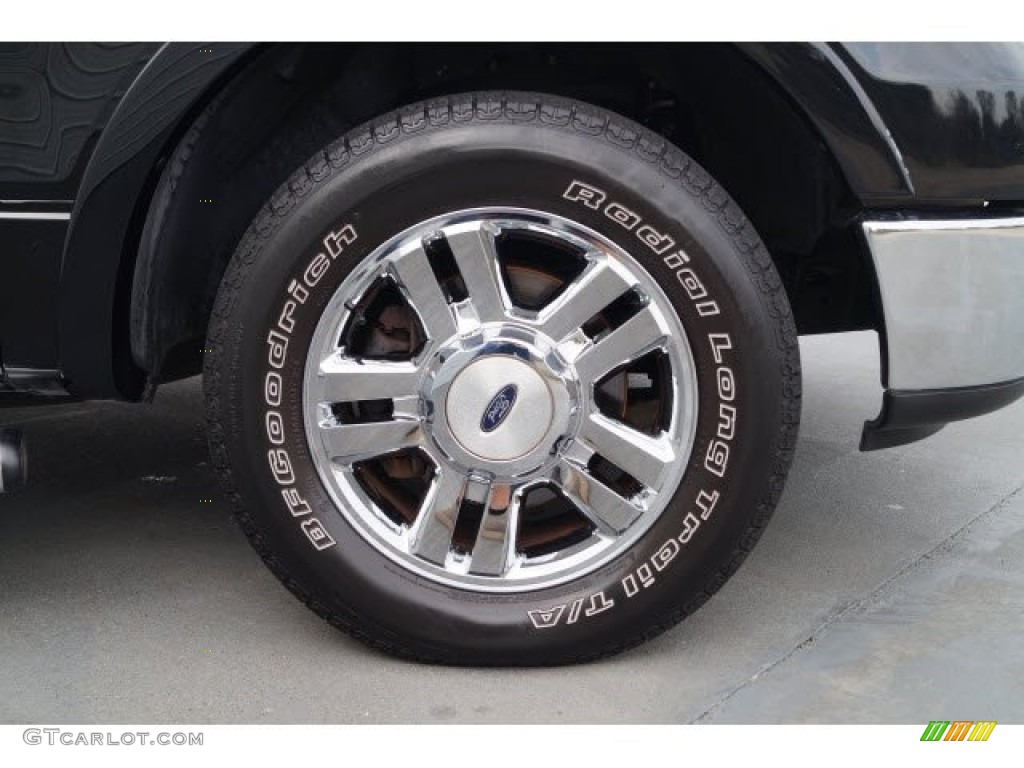 2006 F150 Lariat SuperCab - Black / Black photo #14