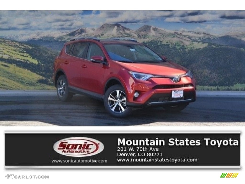 2017 RAV4 XLE AWD - Barcelona Red Metallic / Black photo #1