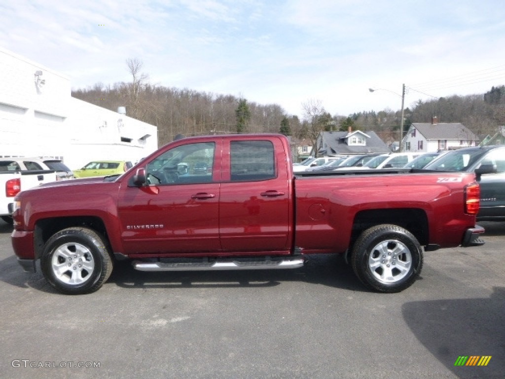 2017 Silverado 1500 LT Double Cab 4x4 - Siren Red Tintcoat / Jet Black photo #3