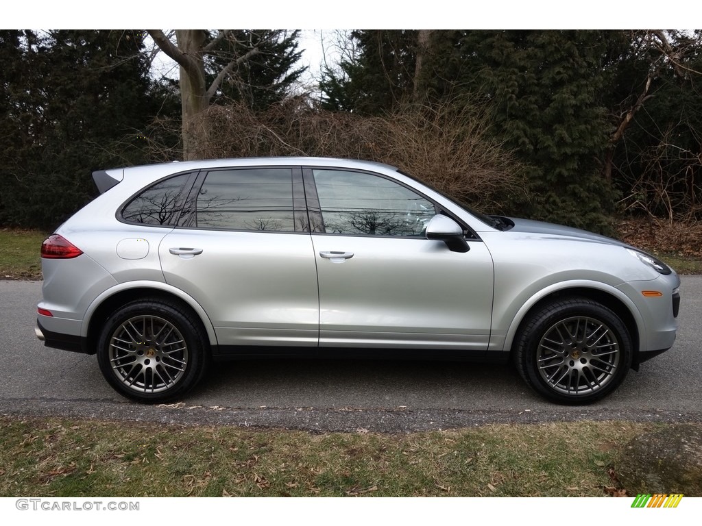 Rhodium Silver Metallic 2017 Porsche Cayenne Platinum Edition Exterior Photo #118847674