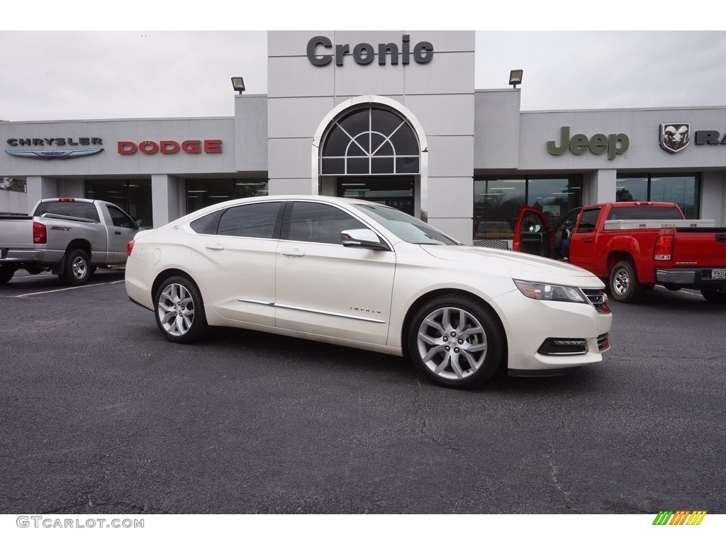 2014 Impala LTZ - White Diamond Tricoat / Jet Black/Mojave photo #1