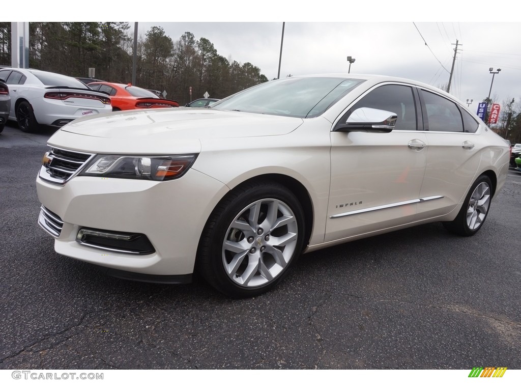 2014 Impala LTZ - White Diamond Tricoat / Jet Black/Mojave photo #3