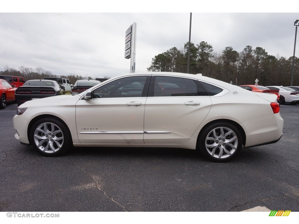 2014 Impala LTZ - White Diamond Tricoat / Jet Black/Mojave photo #4