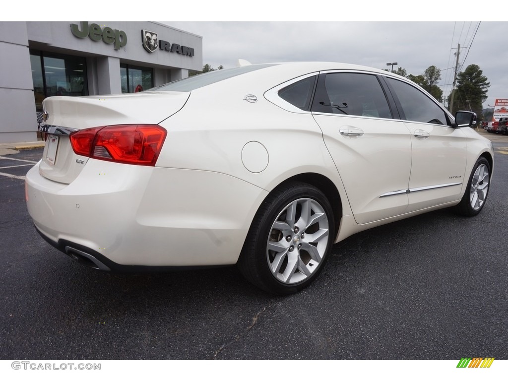 2014 Impala LTZ - White Diamond Tricoat / Jet Black/Mojave photo #7
