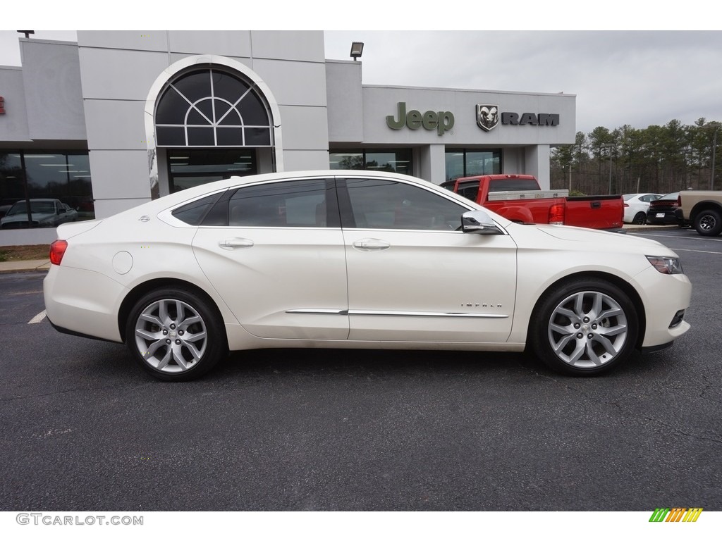 2014 Impala LTZ - White Diamond Tricoat / Jet Black/Mojave photo #8