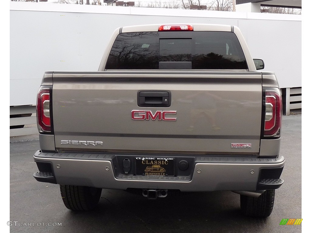 2017 Sierra 1500 SLT Crew Cab 4WD - Pepperdust Metallic / Jet Black photo #3