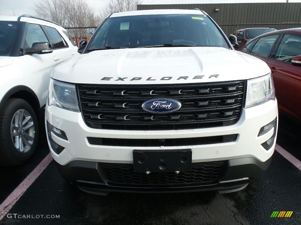 2017 Explorer Sport 4WD - White Platinum / Ebony Black photo #2
