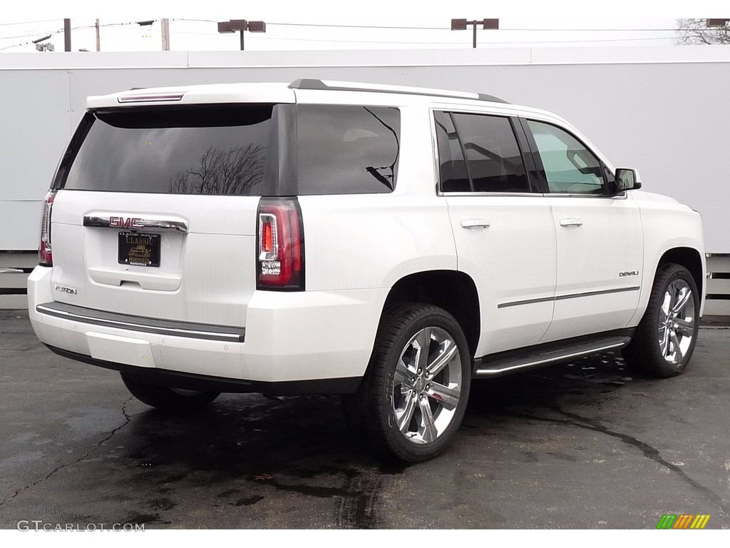 White Frost Tricoat 2017 GMC Yukon Denali 4WD Exterior Photo #118852991