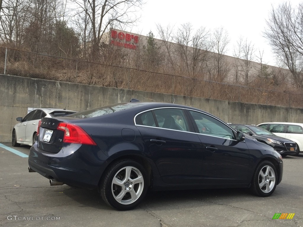 2013 S60 T5 - Caspian Blue Metallic / Beechwood/Off Black photo #4