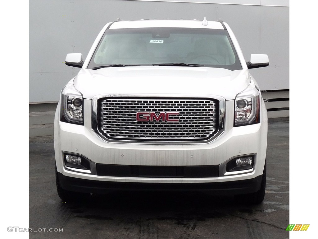 2017 Yukon Denali 4WD - White Frost Tricoat / Cocoa/­Shale photo #4