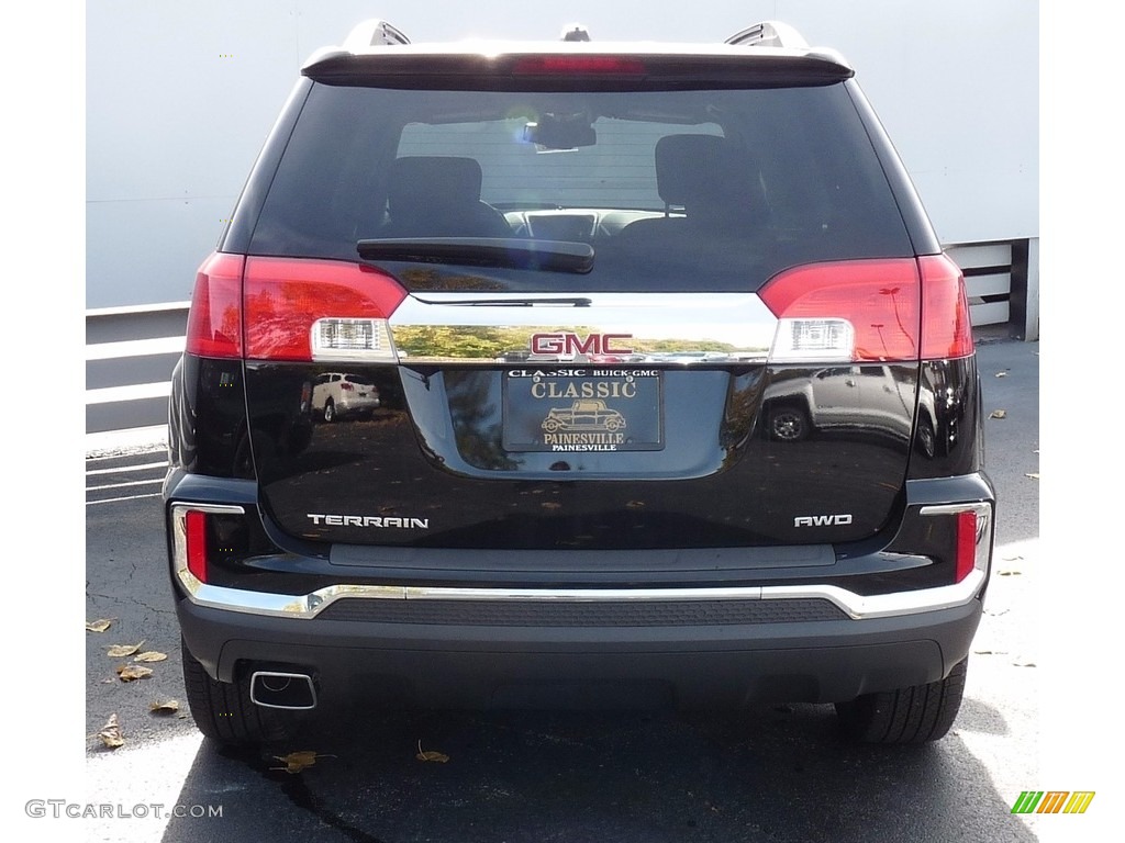 2017 Terrain SLE AWD - Ebony Twilight Metallic / Jet Black photo #3