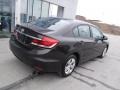Kona Coffee Metallic - Civic LX Sedan Photo No. 9