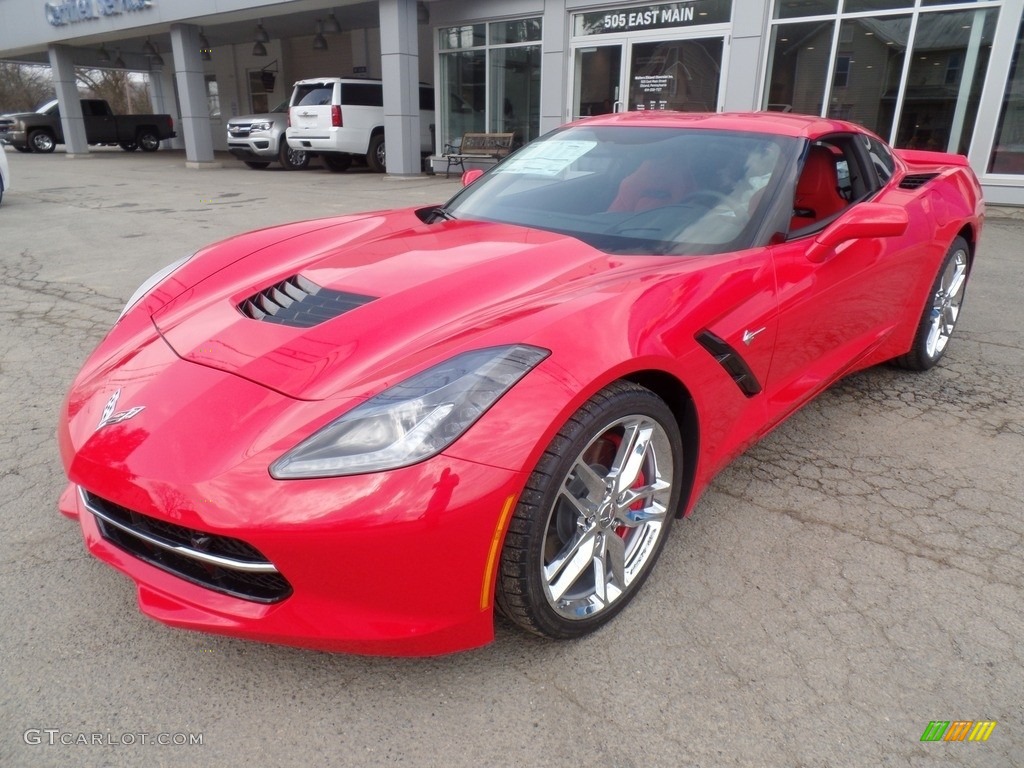 2017 Corvette Stingray Coupe - Torch Red / Adrenaline Red photo #11