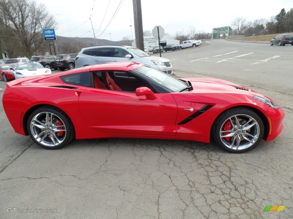 2017 Corvette Stingray Coupe - Torch Red / Adrenaline Red photo #13