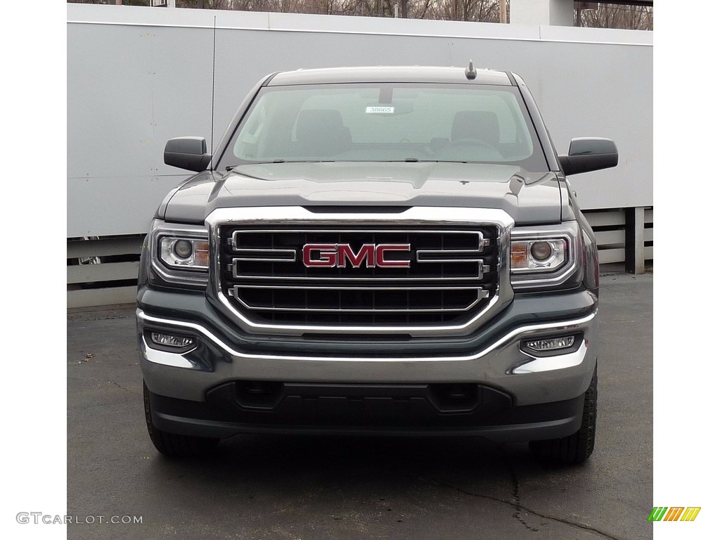 2017 Sierra 1500 SLE Double Cab 4WD - Dark Slate Metallic / Jet Black photo #4