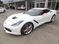 2017 Arctic White Chevrolet Corvette Stingray Coupe  photo #2