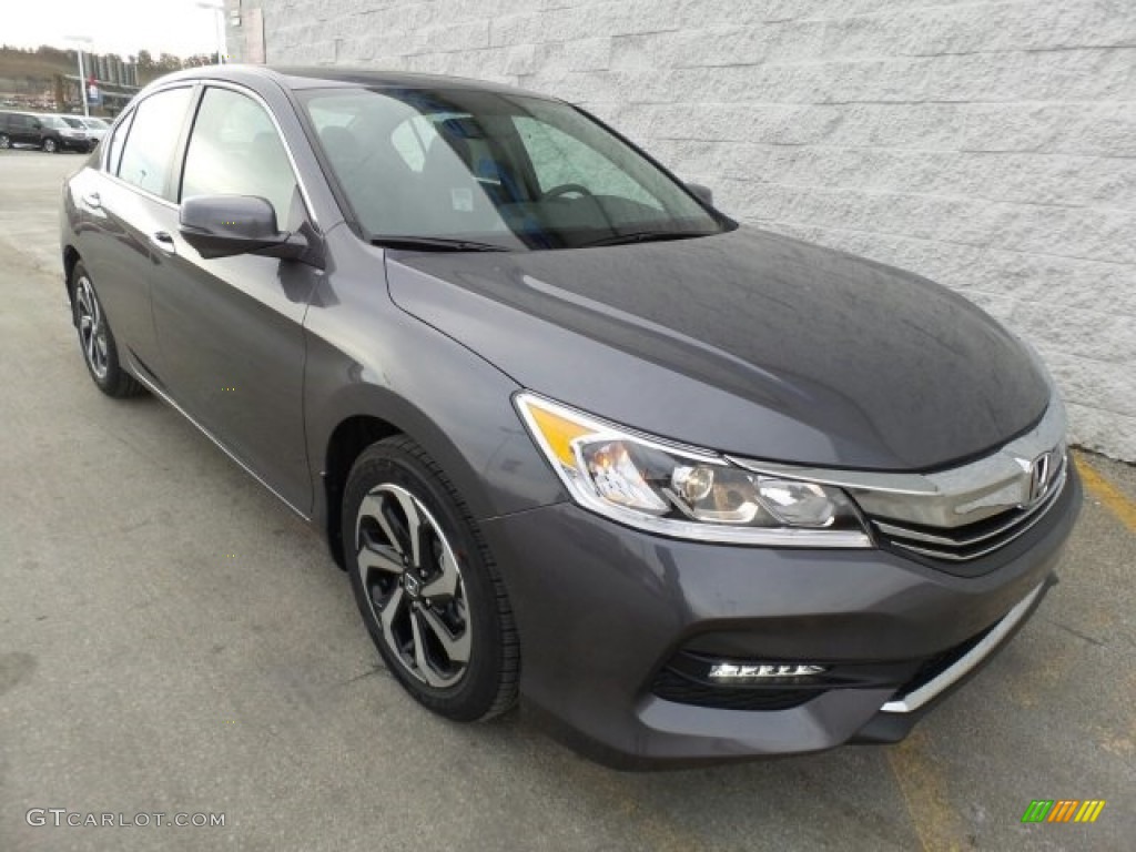 2017 Accord EX Sedan - Modern Steel Metallic / Black photo #1