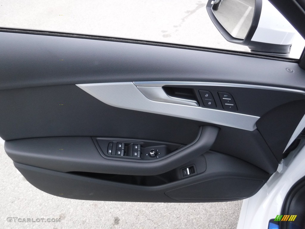 2017 Audi A4 2.0T Premium quattro Black Door Panel Photo #118857077