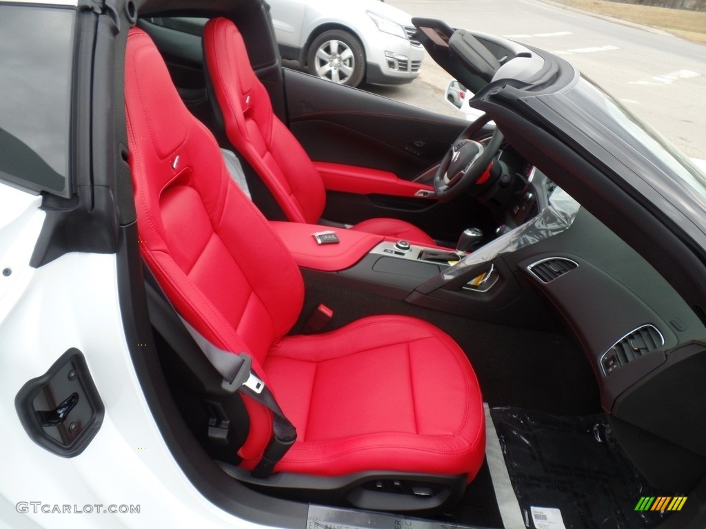 Adrenaline Red Interior 2017 Chevrolet Corvette Stingray Coupe Photo #118857107